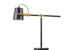 LAMPADA DA TAVOLO FELA IN OTTONE NERO
