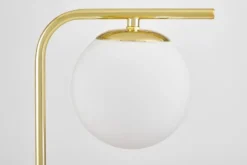 LAMPADA DA TAVOLO MODERNA CLASSICA ORO TESO W1