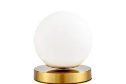 LAMPADA DA TAVOLO MODERNA IN OTTONE FREDICA W1