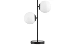 LAMPADA DA TAVOLO MODERNA NERA TESO W2
