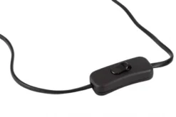 LAMPADA DA TAVOLO MODERNA NERA TESO W2