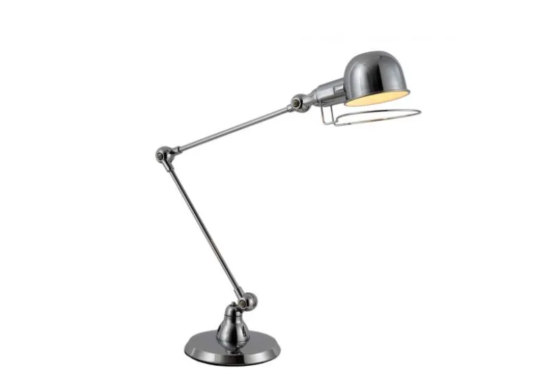 Lampada da tavolo o scrivania con braccio regolabile GLORIA W2 Cromato