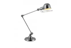 Lampada da tavolo o scrivania con braccio regolabile GLORIA W2 Cromato
