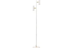 LAMPADA DA TERRA MIRA BIANCA E OTTONE