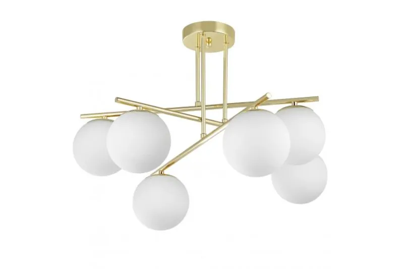 LAMPADA MODERNA DA SOFFITTO CLASSIC ORO LEDO W6