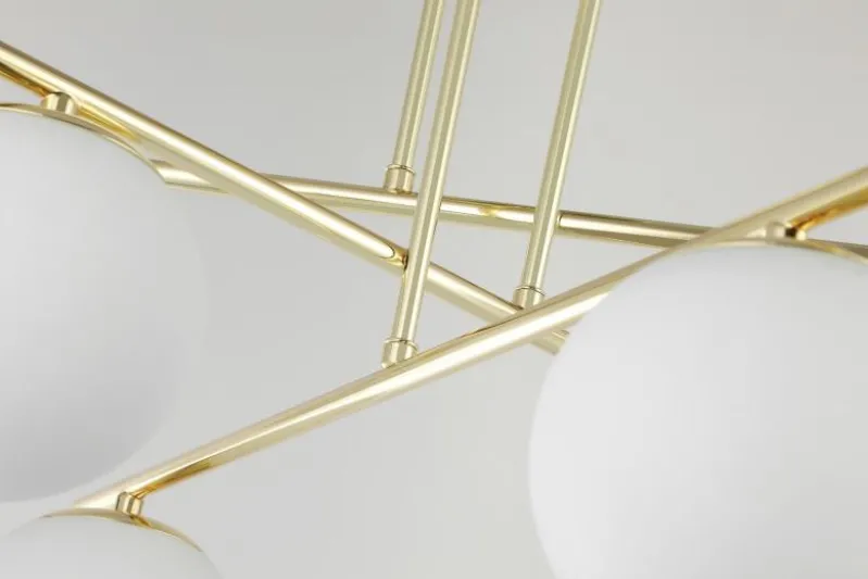 LAMPADA MODERNA DA SOFFITTO CLASSIC ORO LEDO W6