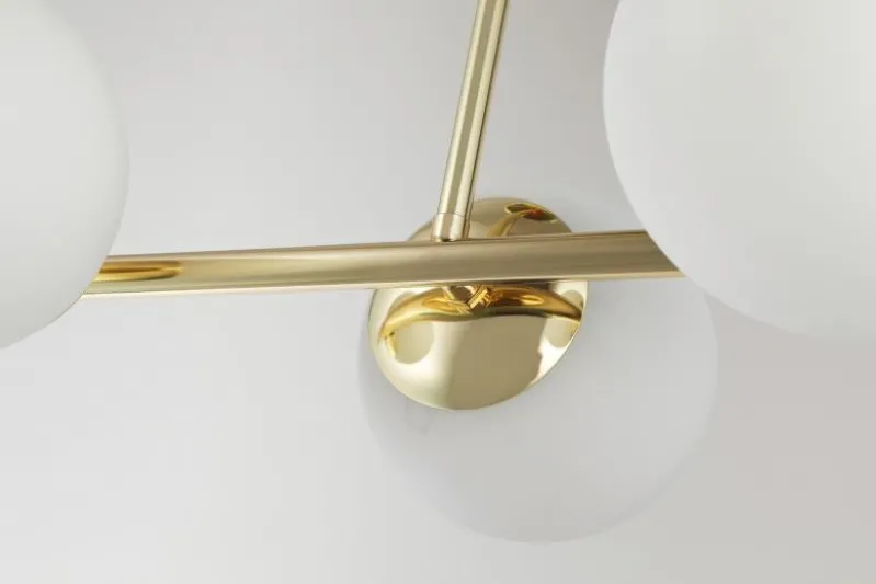 LAMPADA MODERNA DA SOFFITTO CLASSIC ORO LEDO W3