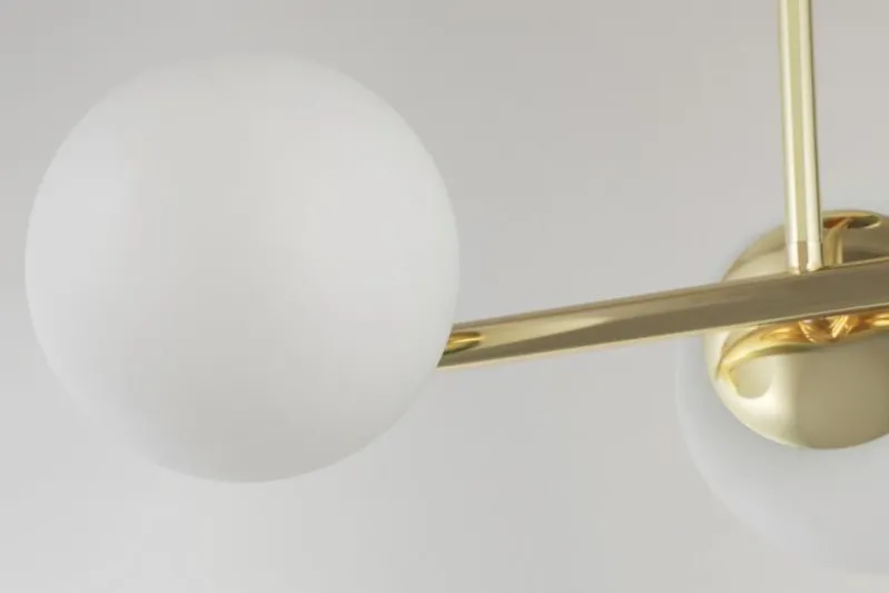 LAMPADA MODERNA DA SOFFITTO CLASSIC ORO LEDO W3
