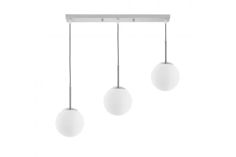 LAMPADA MODERNA TRIPLA CROMATA FREDICA W3