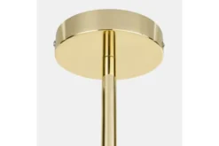 Lampadario a sfera con asta dorata PETRICA W16
