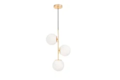 Lampadario a sfera 3 luci oro caldo STELVIO W3