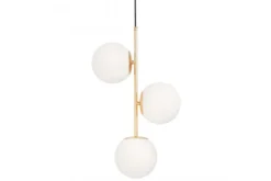 Lampadario a sfera 3 luci oro caldo STELVIO W3