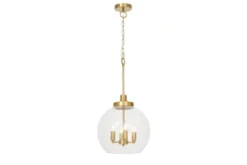 Lampadario a sfera ottone moderno BELLARIA