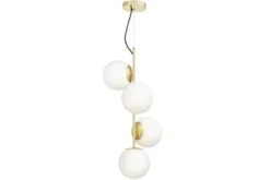 Lampadario a 4 sfere dorato STELVIO W4