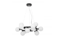 Lampadario a sospensione a sfere nero MARSIADA W15