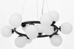Lampadario a sospensione a sfere nero MARSIADA W15