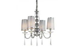 Lampadario a sospensione classico FABIONE W4 Cromato