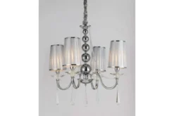 Lampadario a sospensione classico FABIONE W4 Cromato