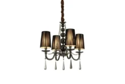 Lampadario a sospensione classico FABIONE W4 Nero