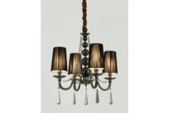 Lampadario a sospensione classico FABIONE W4 Nero