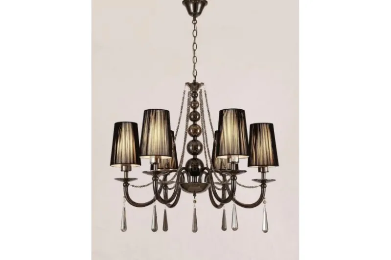 Lampadario a sospensione classico FABIONE W6 Nero