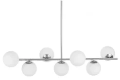 Lampadario a sospensione di design moderno FREDICA W7 Cromo
