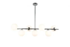 Lampadario a sospensione di design moderno FREDICA W7 Cromo