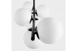 Lampadario a sospensione di design moderno FREDICA W7 Nero