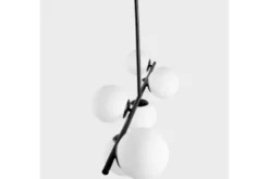 Lampadario a sospensione di design moderno FREDICA W7 Nero