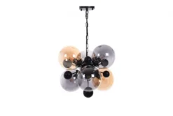 Lampadario a sospensione di design moderno 6 luci a sfere in vetro AFRODIS W6