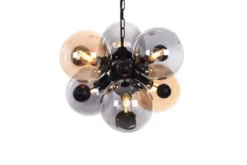 Lampadario a sospensione di design moderno 6 luci a sfere in vetro AFRODIS W6