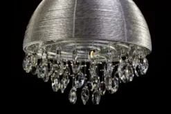 Lampadario a sospensione Leonella Argento