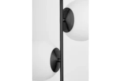 Lampadario a sospensione nero 4 sfere STELVIO W4
