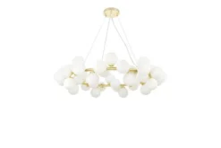 Lampadario a sospensione 40 sfere dorato MARSIADA W40