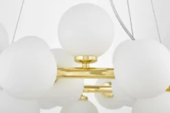 Lampadario a sospensione 40 sfere dorato MARSIADA W40
