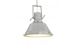 Lampadario a sospensione stile industriale Braggi Big Cromato