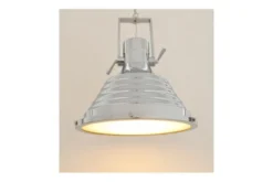 Lampadario a sospensione stile industriale Braggi Big Cromato