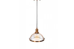 Lampadario a sospensione stile industriale Brico Ottone