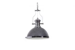 Lampadario a sospensione stile industriale ETTORE Granit