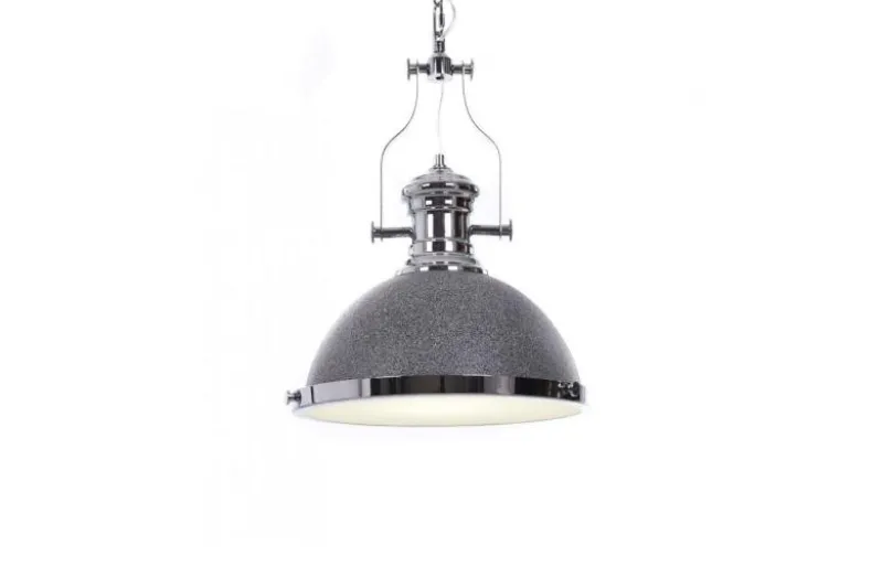 Lampadario a sospensione stile industriale ETTORE Granit