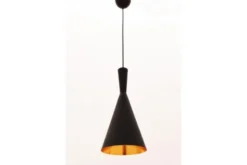 Lampadario a sospensione stile industriale Foggi 12A Nero