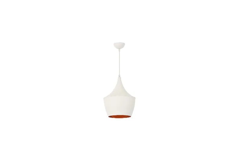 Lampadario a sospensione stile industriale Foggi 12B Bianco