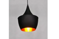 Lampadario a sospensione stile industriale Foggi 12B Nero