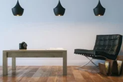 Lampadario a sospensione stile industriale Foggi 12B Nero