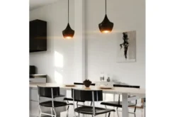 Lampadario a sospensione stile industriale Foggi 12B Nero
