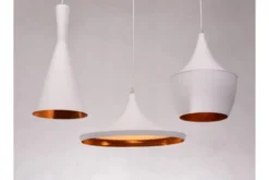 Lampadario a sospensione stile industriale Foggi Trio Bianco