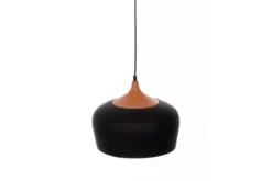 Lampadario a sospensione vintage CONSI Nero