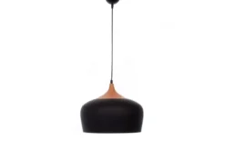 Lampadario a sospensione vintage CONSI Nero