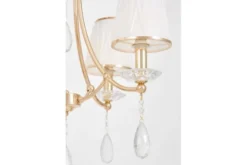 Lampadario classico oro e cristalli DOMINNI W4