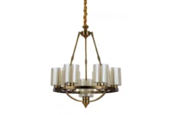 Lampadario color ottone SANTINI W7